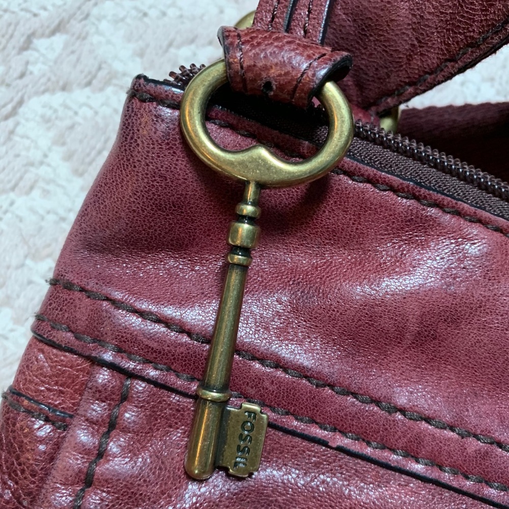 Fossil leather crossbody - Picture 8 of 10